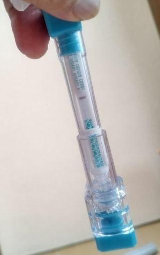 1回目の抗原検査：陰性