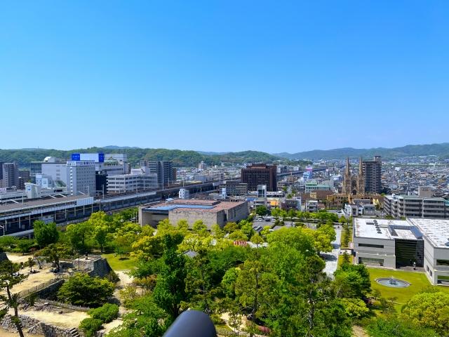 福山市街(フリー素材より)