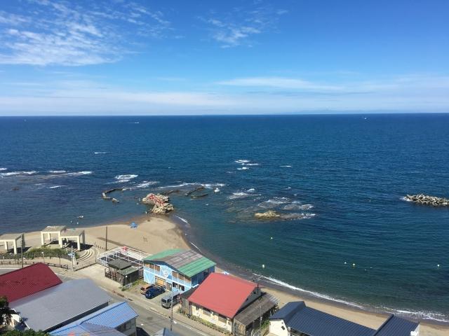 新潟市の風景[新潟のオブジェ](フリー素材より)