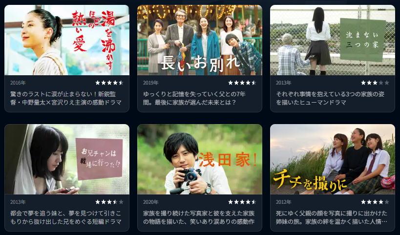 中野量太監督作品＠U-NEXT