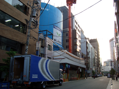 建設中のマークス秋葉原(2009/5)