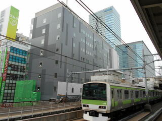 建築中の「JR東日本ホテルメッツ秋葉原」(2019/5)