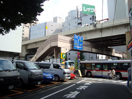 ホテル福田屋側から見た大通り