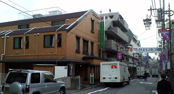 ウィークリーマンション品川と旧東海道